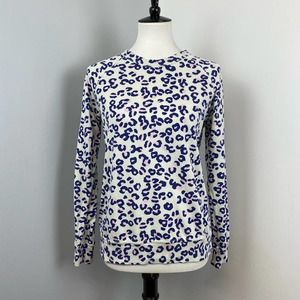 A.P.C. Leopard Animal Print Sweatshirt Small